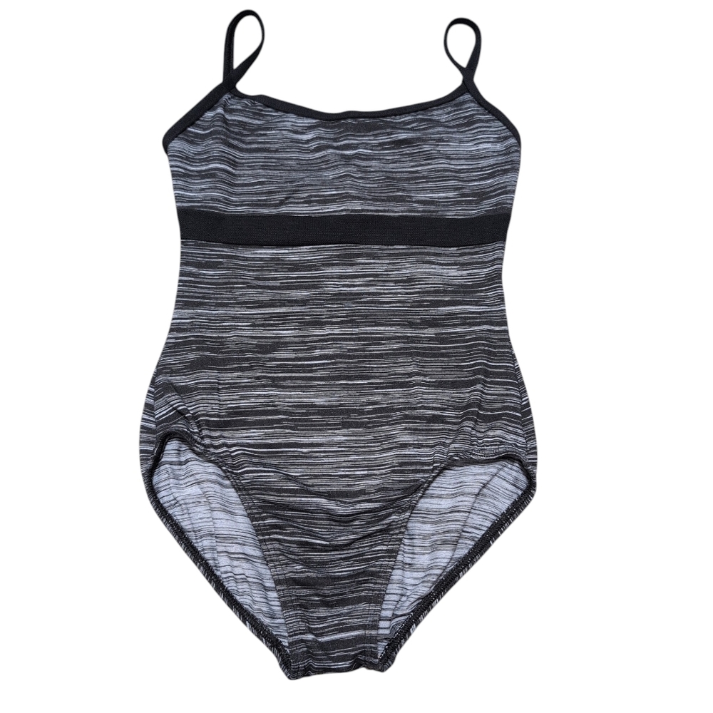 Motionwear Adult Leotard Black Gray Women's Medium
